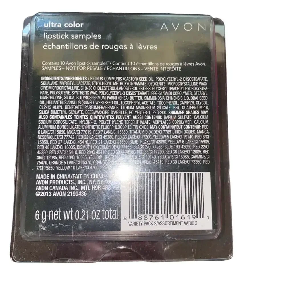Avon Ultra Color Mini Lipstick Bullet 10 Samples/Mary Kay Lip Liner Pink 3040